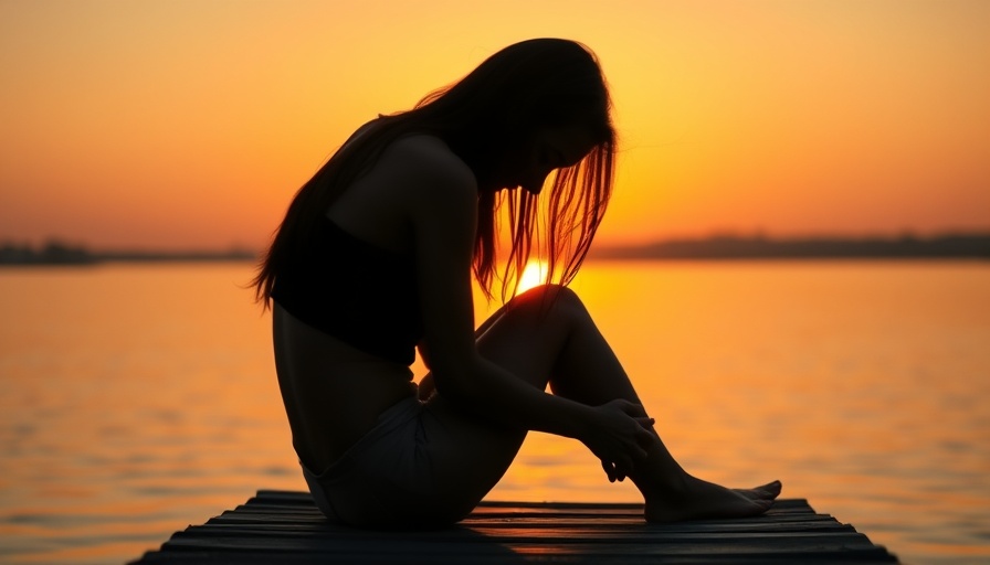 Contemplative silhouette of a woman at sunset; Why You Feel Unlovable.