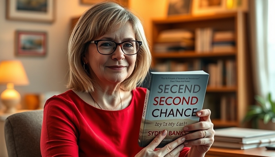 Blonde woman discussing a book by Sydney Banks in a virtual setup.