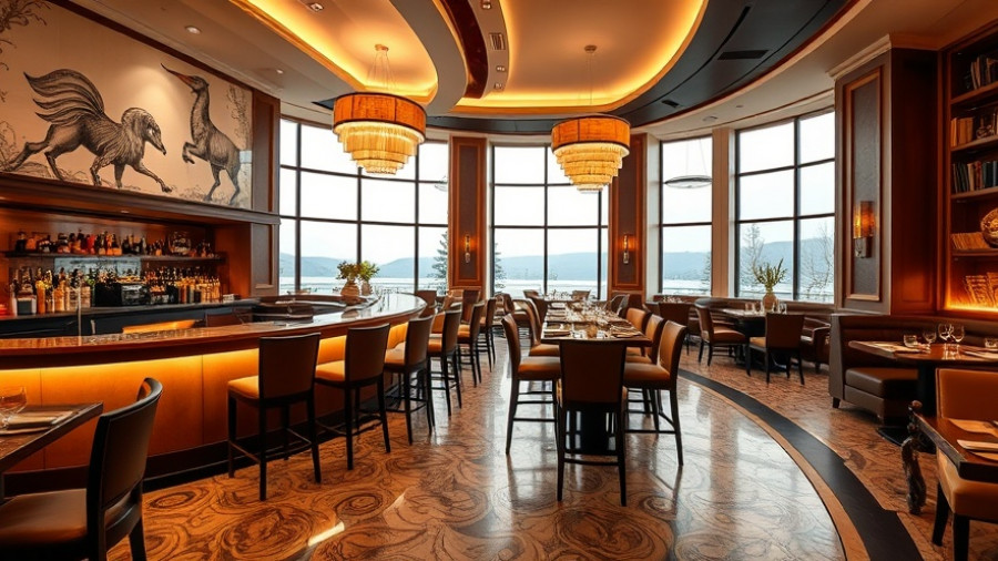 Elegant Italian steakhouse interior in Pacific Palisades.