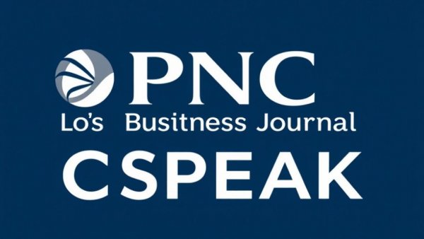 C-Speak Executive Language logo with PNC and Los Angeles Business Journal.