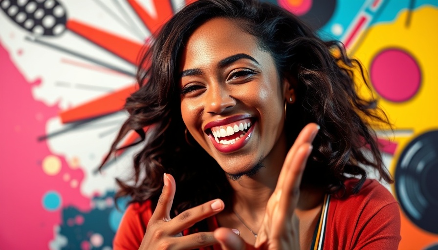 Vibrant pop art woman showcasing marketing strategies for small businesses.
