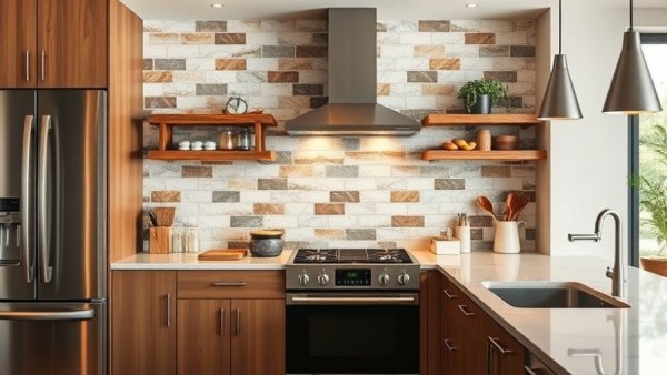Creative kitchen backsplash ideas instead of subway tile.