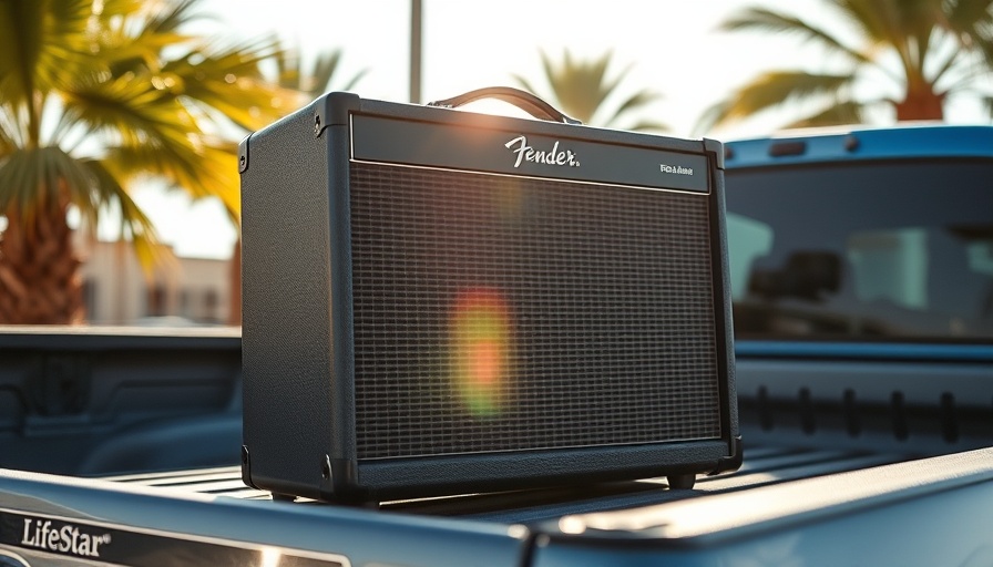 Fender x Teufel Rockstar Cross Speaker Review on truck bed.
