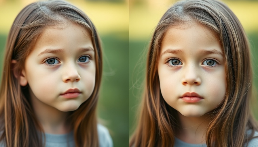 Young girl emotive portrait in natural setting, Madeleine McCann stalking case.