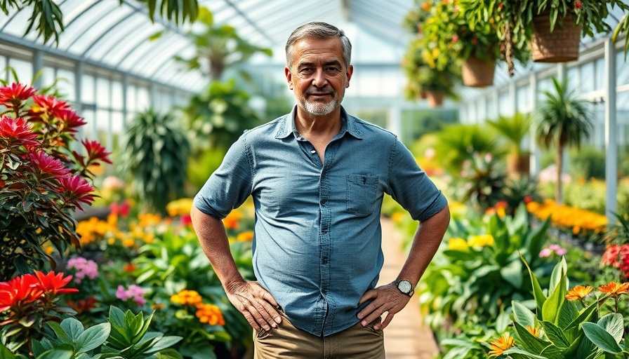 Middle-aged man in garden, related to Austin Beutner vs Karen Bass 2026 election.