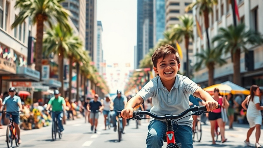 Sunday Streets San Francisco festival with cyclist.