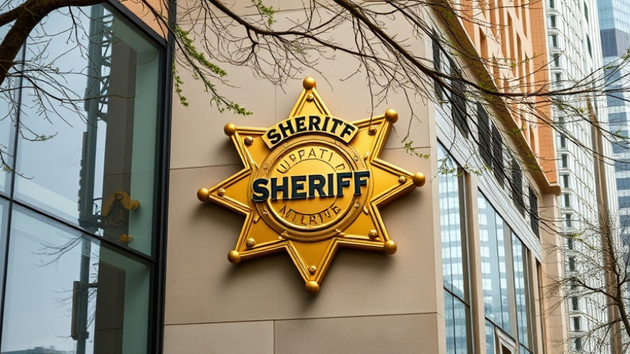 SF News: Golden badge on San Francisco building wall