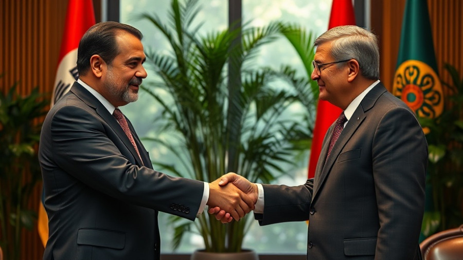 Formal handshake symbolizing Ukraine land deal for peace.