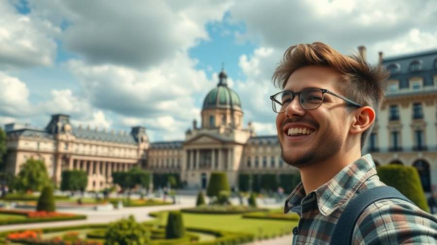 Luxembourg Gardens scene with a young man, part of Airbnb Experiences in Paris.