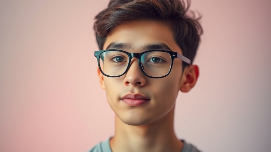 AI boom opportunities for young entrepreneurs, confident young person in pastel setting.