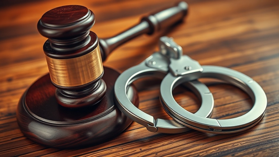 Gavel and handcuffs symbolizing Berkeley shooting incident charges