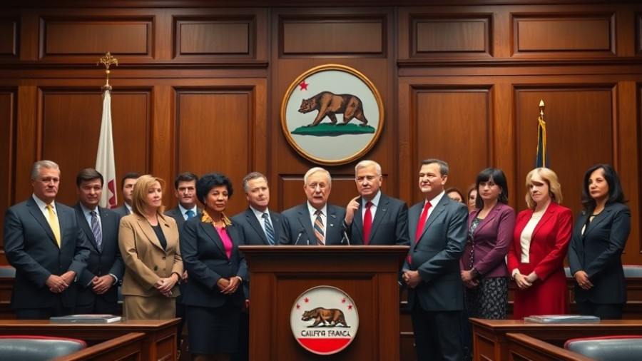 Officials at San Francisco local news conference in formal setting.