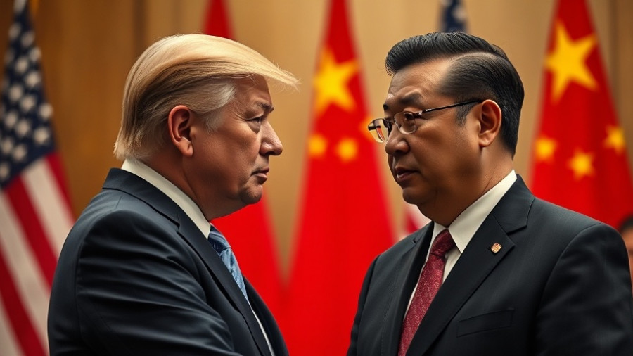 US-China rivalry in Southeast Asia depicted by two leaders in discussion.