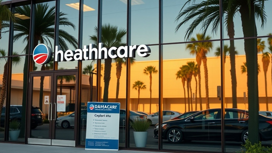 Obamacare subsidies impact Florida with a healthcare office entrance featuring Obamacare signage.