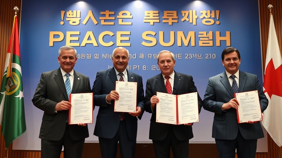 Diplomats signing peace pact between Cambodia and Thailand, 2025 summit