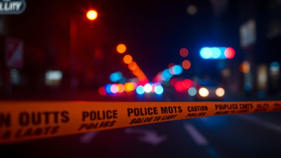 San Francisco local news: Police lights and caution tape at night