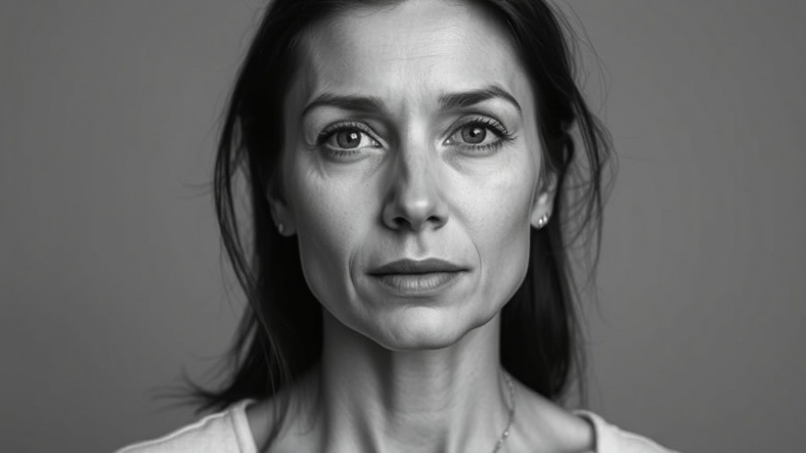 Black and white portrait of an unidentified woman, neutral expression