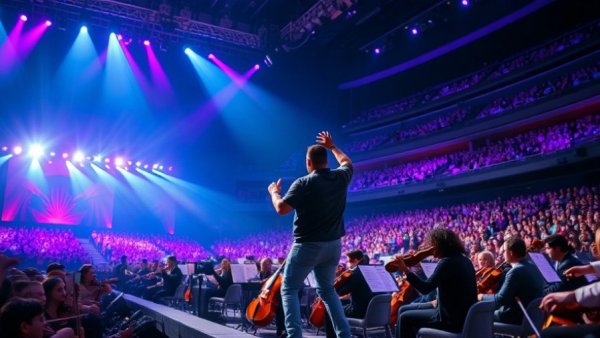 Nas concert with symphony orchestra vibrant performance scene