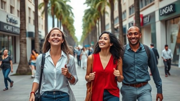 San Francisco politics: smiling individuals on city street.