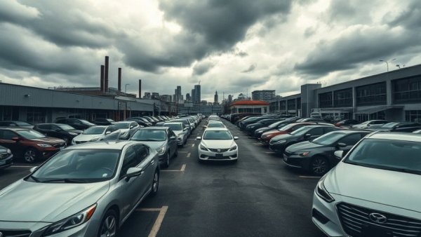 Overcast San Francisco parking lot suggesting drone delivery debates.
