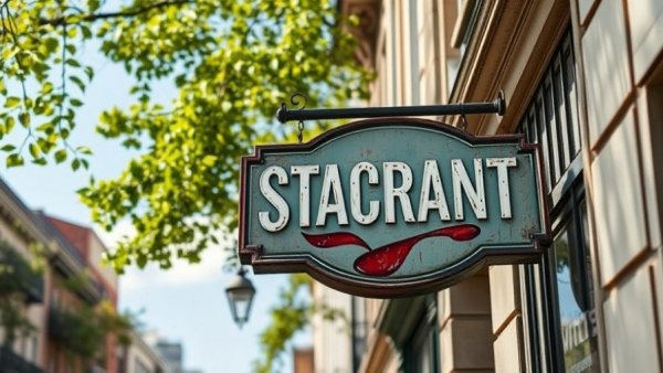 Historic restaurant sign in San Francisco, urban news scene.
