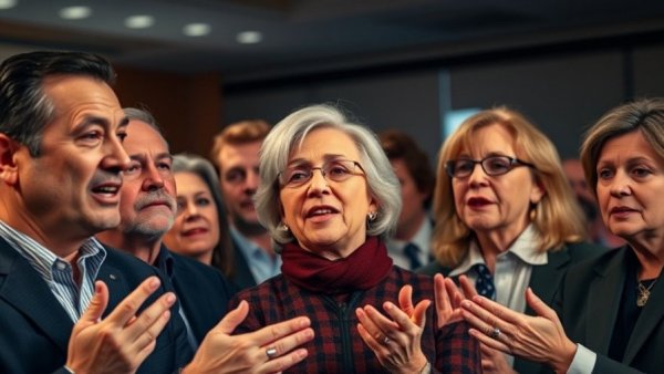 Diverse political speakers engaging in San Francisco politics event