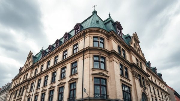 Historic building in San Francisco against a blue sky, San Francisco News.