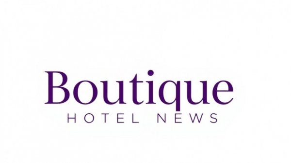 Logo for Boutique Hotel News, representing hotel market differentiation.