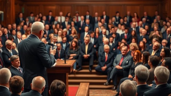 San Francisco politics gathering with speaker at podium.