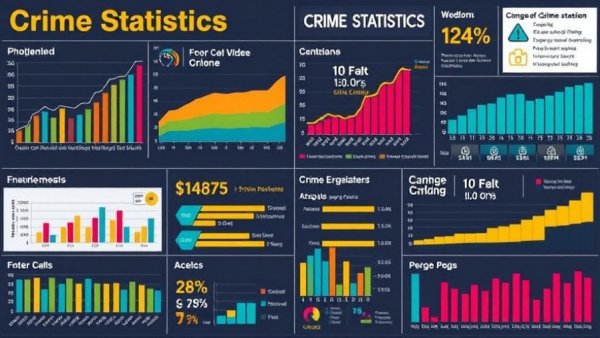 San Francisco local news crime statistics infographic with charts and graphs.