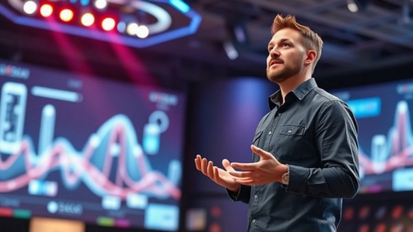 Man speaking at Meta Connect 2025 conference stage.