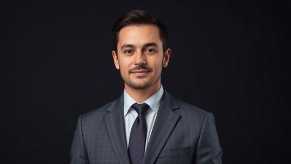Confident man in a suit, related to Mexico's cartel fight.