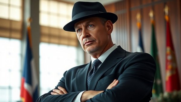 Government spending under Elon Musk's DOGE program: Man in black suit