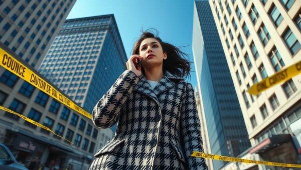 Dynamic urban scene in San Francisco real estate area