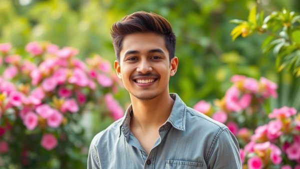 Smiling young man outdoors with greenery, missing Rohnert Park man found.