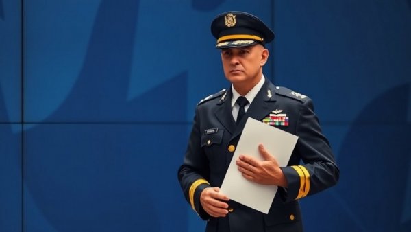 China military officer walking; impact of military purge backdrop.