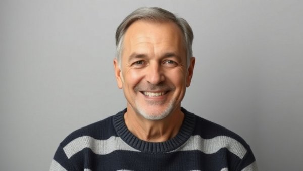 Portrait of a middle-aged man smiling, relevant to Pneumococcal Vaccine Market discussion.