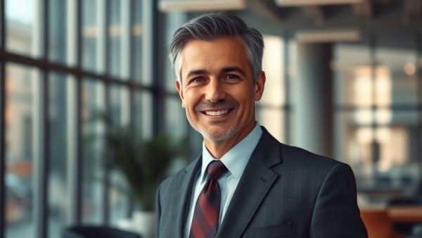 Professional business executive in a modern office, representing Citi Private Bank Bay Area presence.