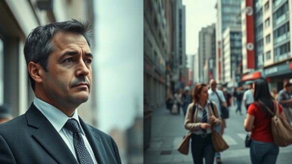 Contrasting scenes depicting San Francisco homeless crisis.