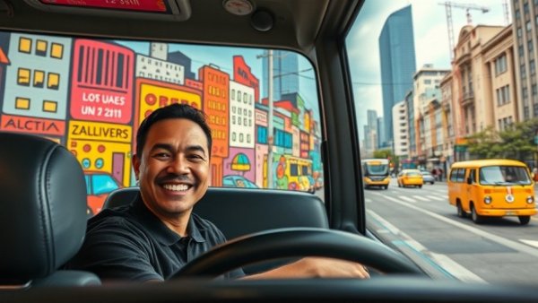 Vibrant San Francisco mural of city life with vivid urban elements.