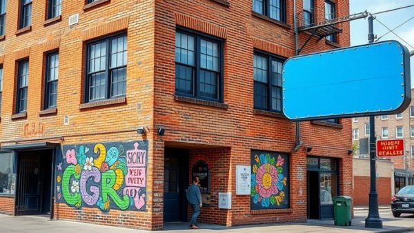 San Francisco local news features colorful building facade with mural