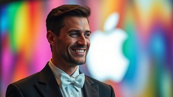 Thoughtful man at Apple event symbolizing Tim Cook's legacy at Apple.