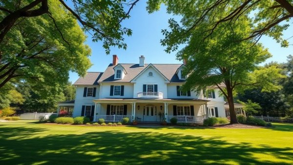 Llechwen Hall Hotel with lush green grounds under a clear blue sky.