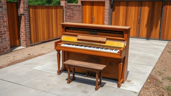 SF News: Broken public piano in city park.