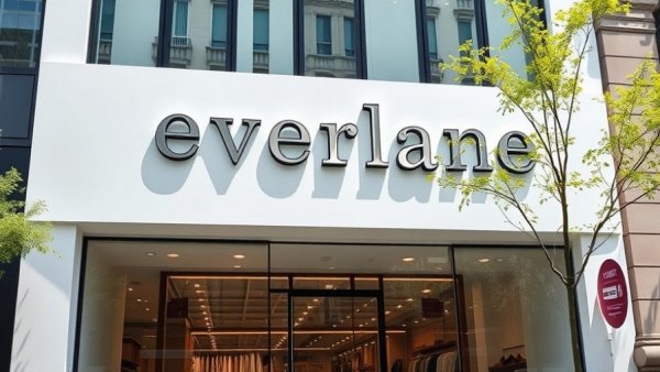 Everlane storefront highlighting the brand's acquisition.