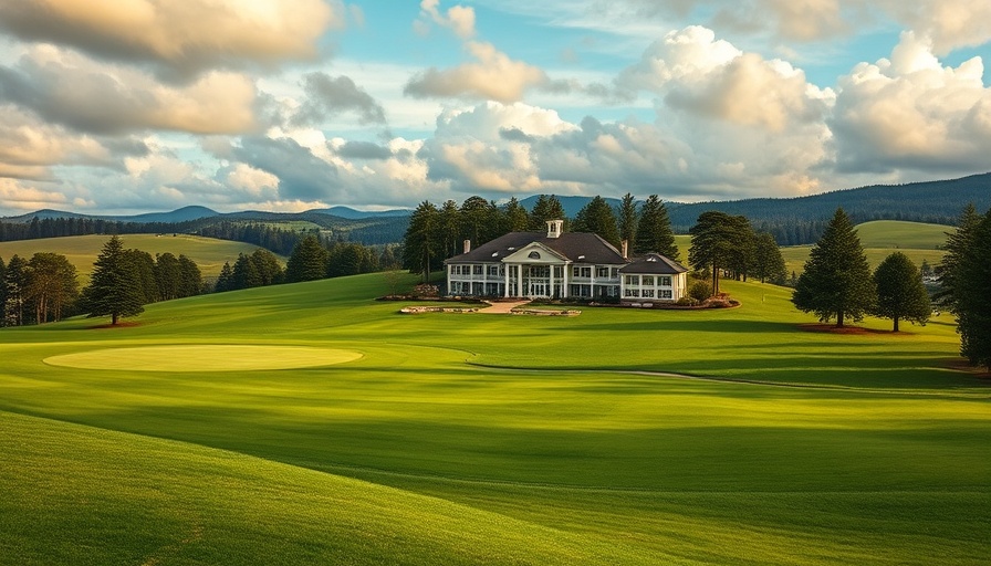 Golf course at one of the largest country clubs in the Bay Area.