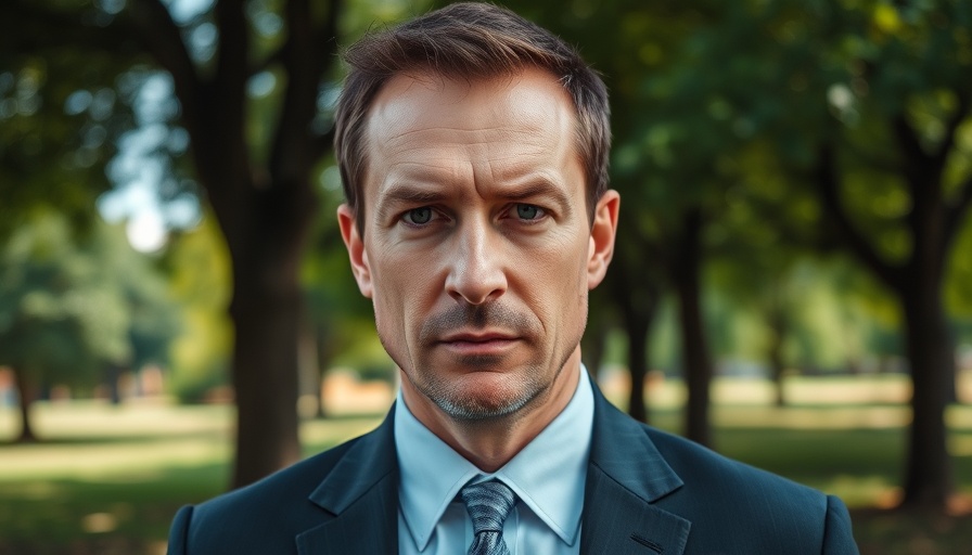 Man in suit outdoors, related to diplomatic relations with South Africa.
