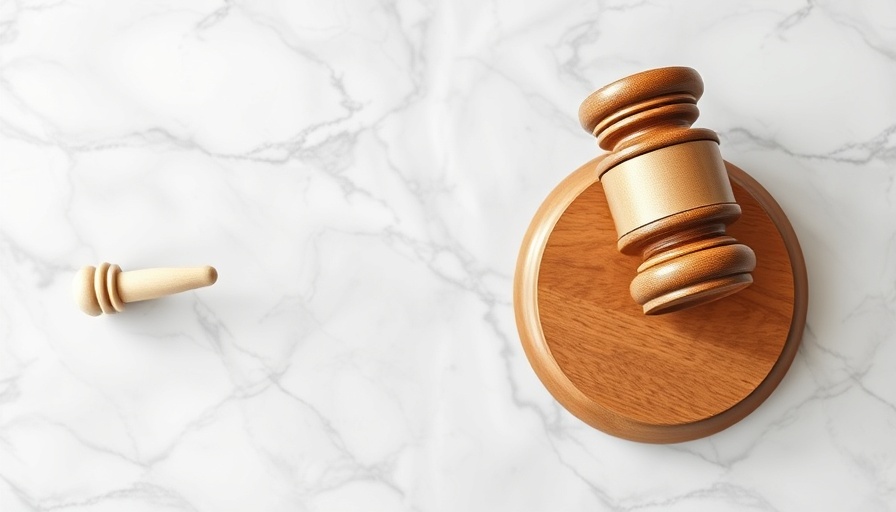 Judge's gavel on marble, symbolizing justice in San Francisco gun incident.