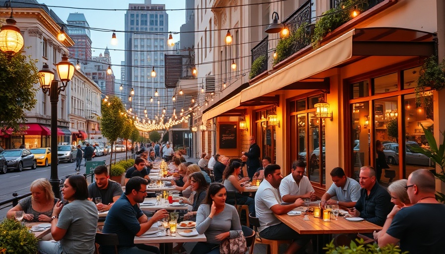 San Francisco restaurant Anatolian Table, outdoor dining scene.