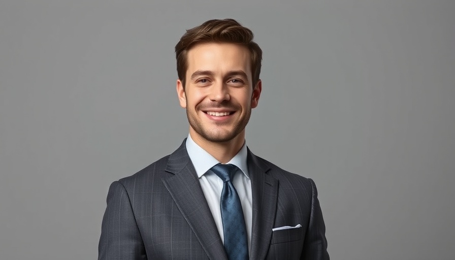 Portrait of a confident businessman in a suit, Tri Counties Bank business lending overhaul.